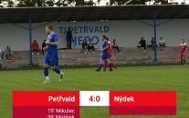 SK Petřvald : TJ Sokol Nýdek 4:0 (2:0)