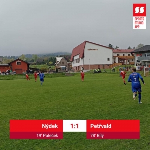TJ Sokol Nýdek : SK Petřvald 1:1 (1:0)